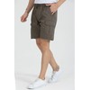 Kendindza Men's Cargo Shorts with Pockets, Zip and Drawstring -