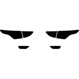 Rvinyl Tail Light Pre Cut Film Tint Cover Kit in Smoke Compatible with Ford Escape 2013-2016 - Adhesive Backs