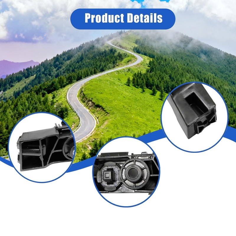 FZJDSD 2PCS Front Bumper Support Bracket Driver & Passenger Side