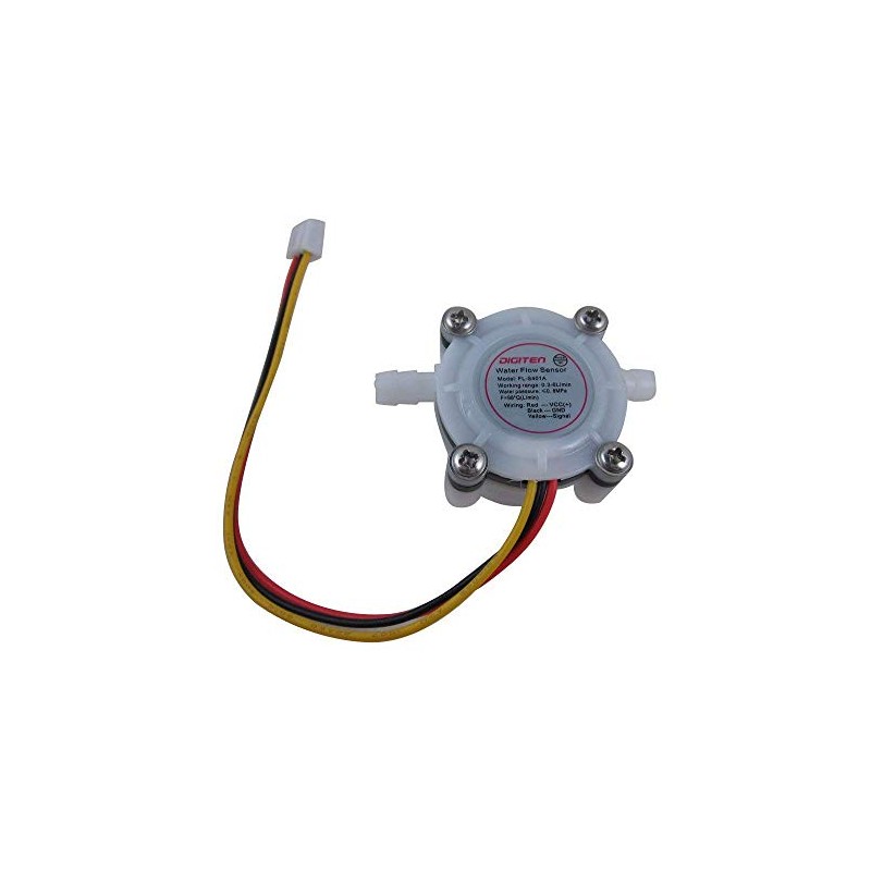 SENSTREEG1/4" Water Flow Sensor, Food-Grade Hall Effect Sensor Flow Meter