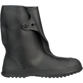 TINGLEY unisex adult 10" Overshoe Rain Boot, Black, 8.5-10 Women 6.5-8 Men US
