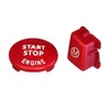 Matter Red Steering Wheel M Start Stop Engine Switch Button