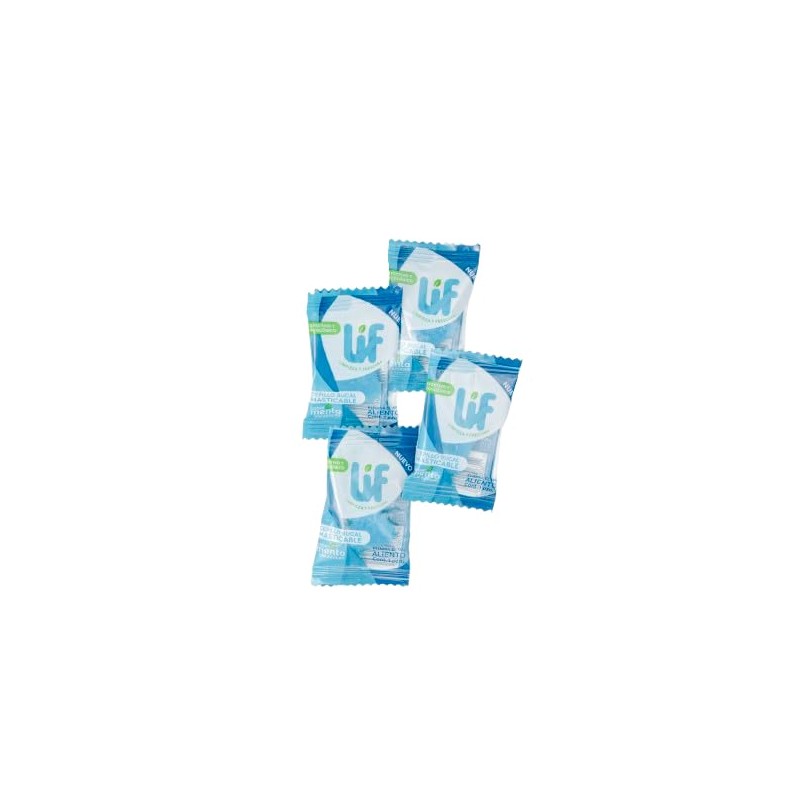 LIF - Cepillo Bucal Masticable Sabor Menta (30 INDIVIDUALES, MENTA)
