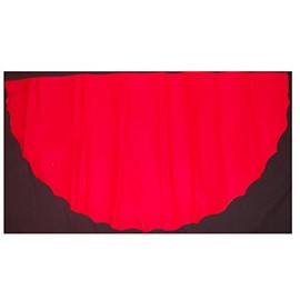 Holiday Style Felt Red Christmas Tree Skirt 40" Diameter