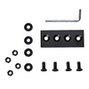 skysen Black Sliding Barn Door Hardware Track Connector