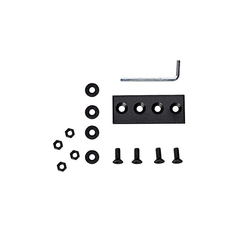 skysen Black Sliding Barn Door Hardware Track Connector