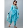 JG Women's Ethnic Wear Collection Rayon Straight Embridered Kurti &