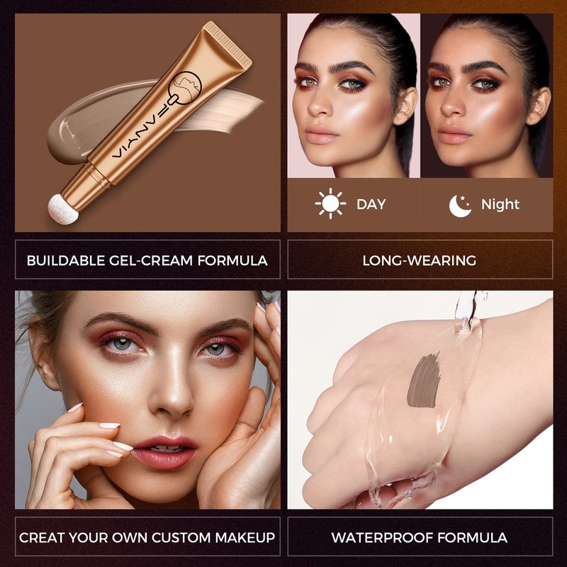 Contour Stick Liquid Blush Set, Cream Liquid Blush Stick, Contour