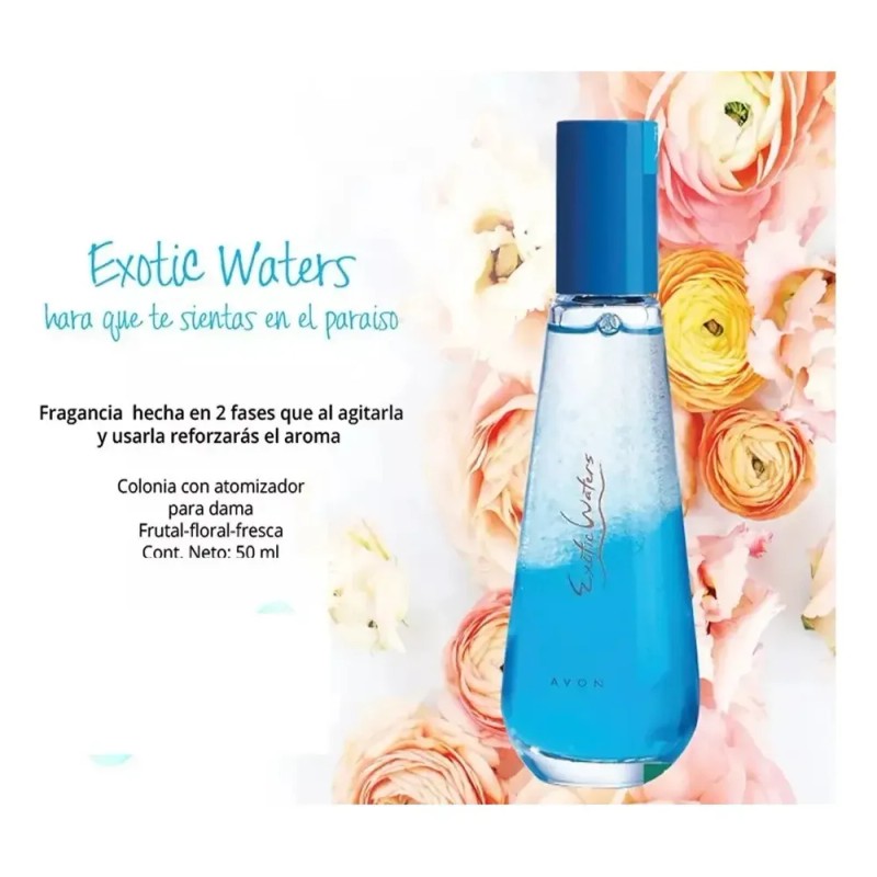 Crema Suavizante Perfumada Avon Aroma Exotic Waters