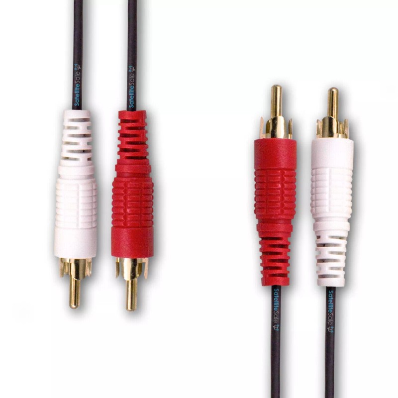 Universal 2 RCA to 2 RCA RCA Cable, Male Stereo
