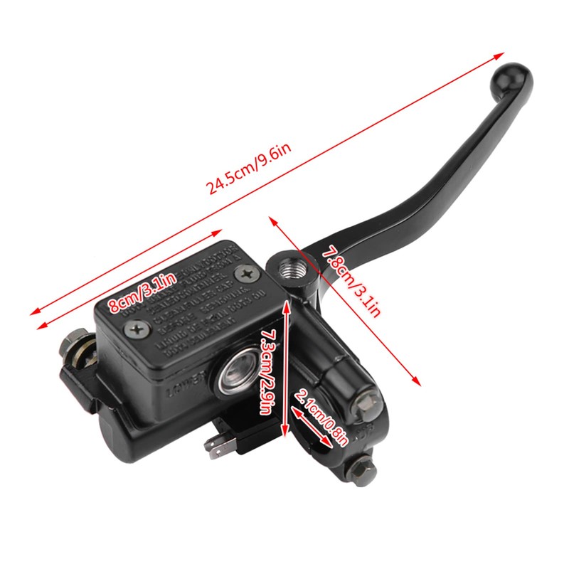 TKSE Brake Master Cylinder Motorcycle Brake Cylinder for Honda Rancher