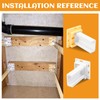 Drawer Slides Sockets Set RV Drawer Rail Bracket, Drawer Hardware