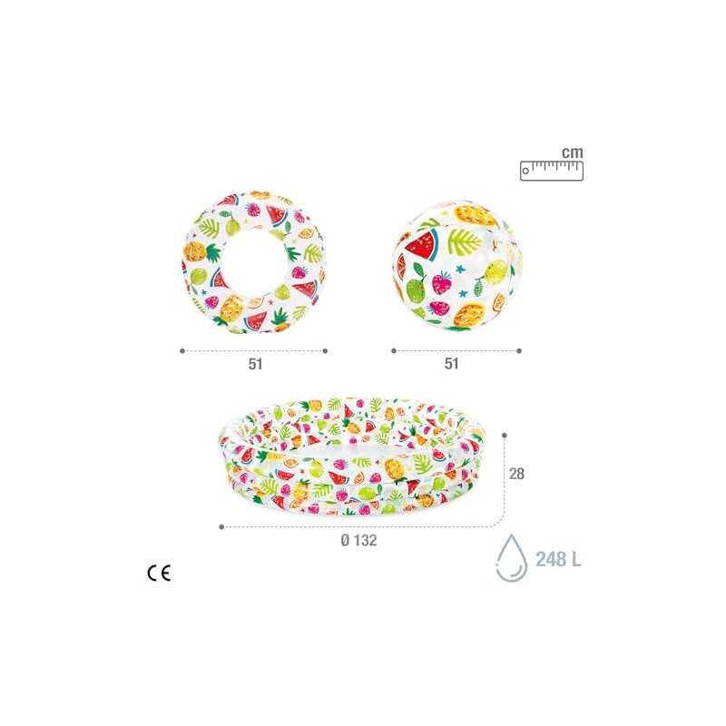 Intex Alberca Inflable Fishbowl Set