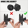 VINmounts Upgrade Anti-Theft 5.9" Aluminum Double Socket Arm for 1.5