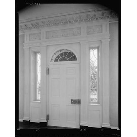 HistoricalFindings Photo: Oatlands,doorways,moldings,Windows,Leesburg,Virginia,Architecture,South,c1930
