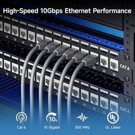 Cable Matters [UL Listed] Paquete de 50 conectores Keystone Cat6 de 10 Gbps, conector Keystone RJ45, conector Keystone Ethernet en blanco con soporte Keystone perforado para panel de conexión y placa