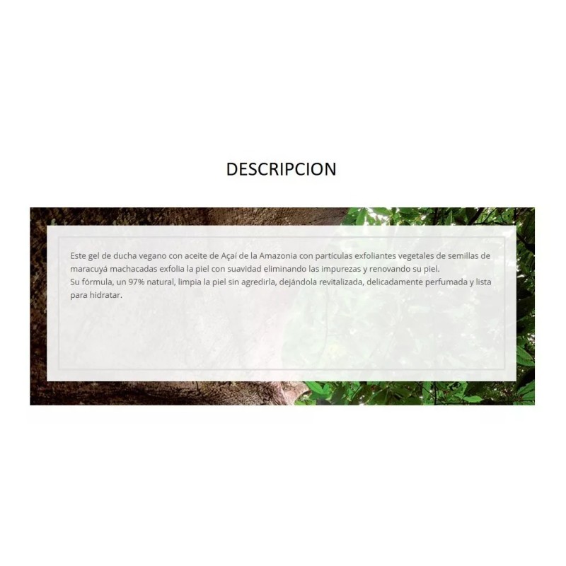 Natura Ekos Acaí Jabon Liquido Exfoliante Corporal 185ml Natura