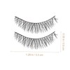 BIUDECO 5 Pairs Natural 3d Strip Lashes for Women Makeup