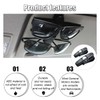 2PCS Glasses Holders for Car Sun Visor, Glasses Clip Organizer,