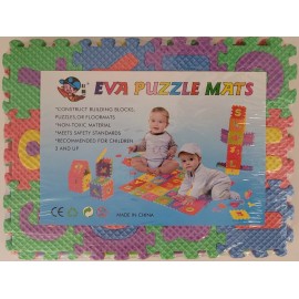 SH-Toy Learning Letter & Number Foam Puzzle Mats 36 pieces Age 3+, S21
