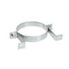 Pastlla 2 Pcs 5.98 Inch Steel Adjustable Pipe Bracket Clamp,