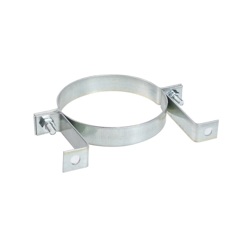 Pastlla 2 Pcs 5.98 Inch Steel Adjustable Pipe Bracket Clamp,
