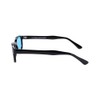Pacific Coast Original KD's Biker Sunglasses (Black Frame/Turquoise Lens)
