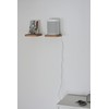 anaan Raft Wall Shelf, Square Floating Shelf, Wood, Small Shelves,