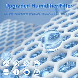 Improvedhand 1043 Super Humidifier Wick Filter Replacement for Aircare Bemis Essick Compatible with 821000 826000 826600 826800 826900 831000 EP9 EP9R EP9500 EP9700 EP9800, Pack of 4
