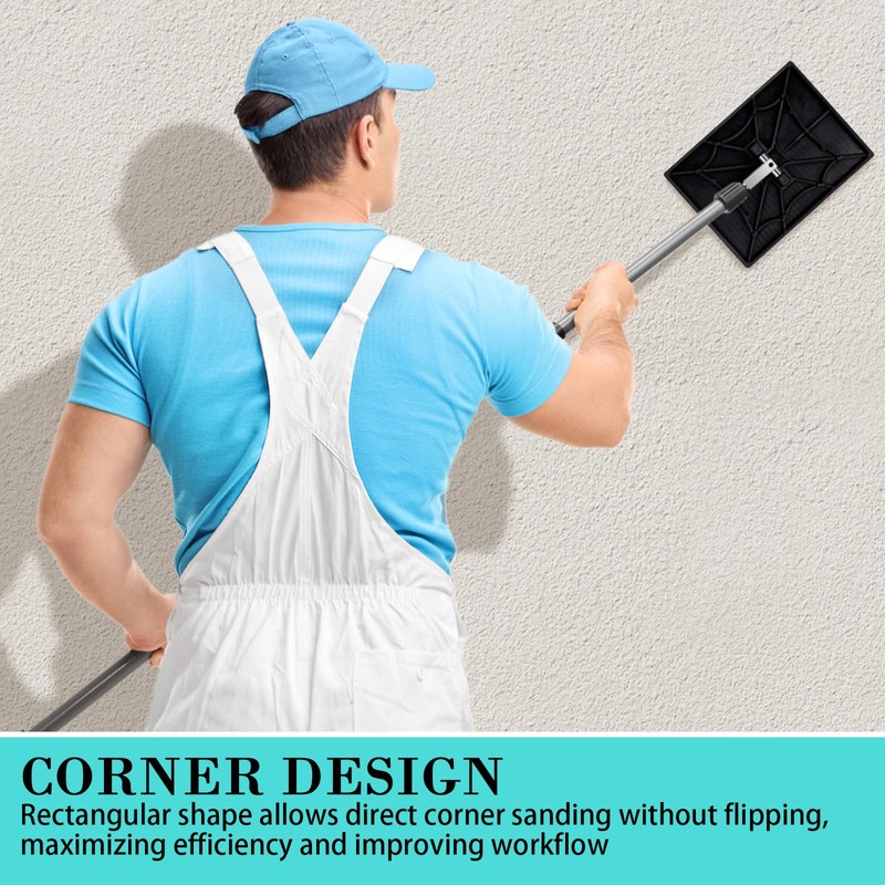 540 Pro Drywall Sander Head, Pro Series No-Flip Design, for