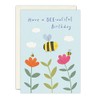James Ellis Bees and Flowers Birthday Card
