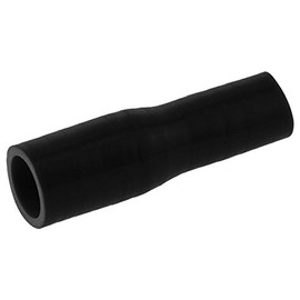 Pegasus SR25.19-BLACK, Black Silicone Hose, 1 inch x 3/4 inch ID Straight Reducer (no logo)