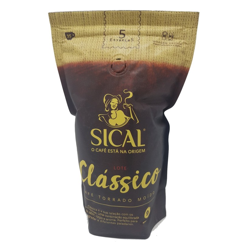 Sical Portuguese Classico Ground Coffee for Bag French Press Cafe