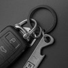 FEGVE Titanium Key Chain Rings Split Rings 4 Pack –