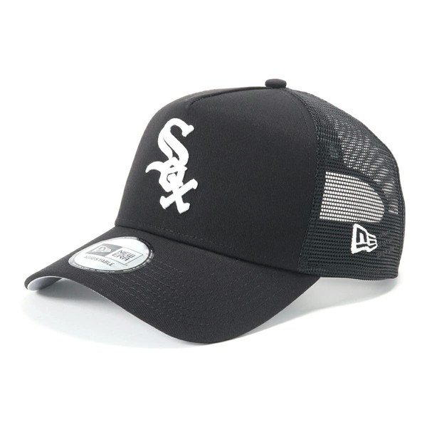 Newera 9FORTY A-Frame Trucker N139AT010 ONSPOTZ Mesh Cap, NY White,