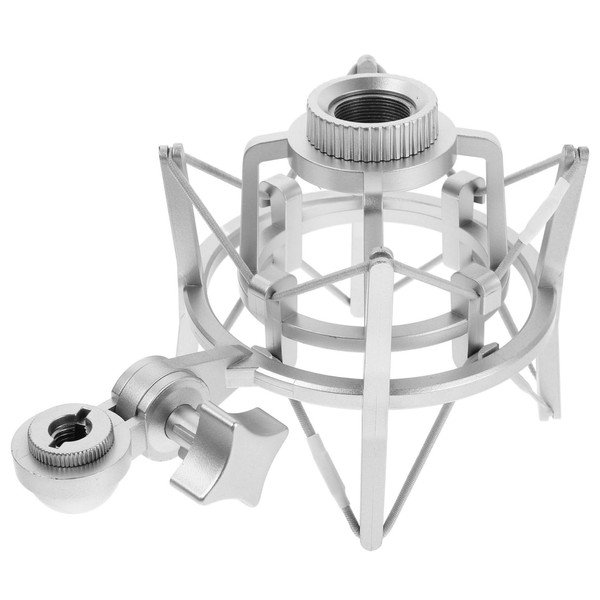 VICASKY Adjustable Microphone Shock Mount Stand for Condenser Mic Plastic