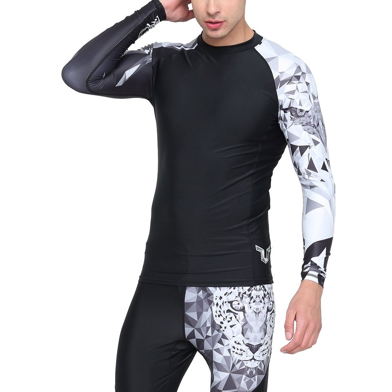 HUGE SPORTS Wildling Series UV Protection Quick Dry Compression Rash