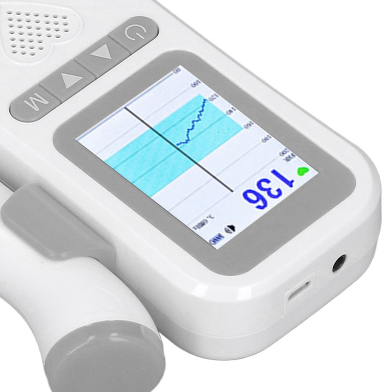 Fetal Heartbeat Monitor 3 Modes Accurate Measurement Noise Reduction Heart