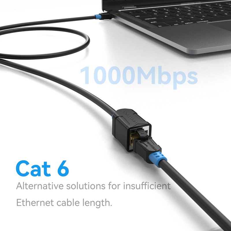 VENTION - Cable de extensión Ethernet Cat 6, cable de
