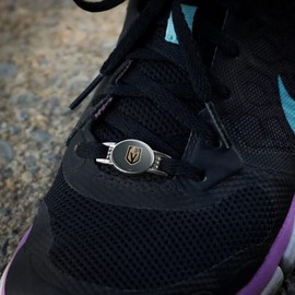 GRAPHICS & MORE Vegas Golden Knights Logo Shoe Shoelace Shoe Lace Tag Runner Gym Charm Decoration