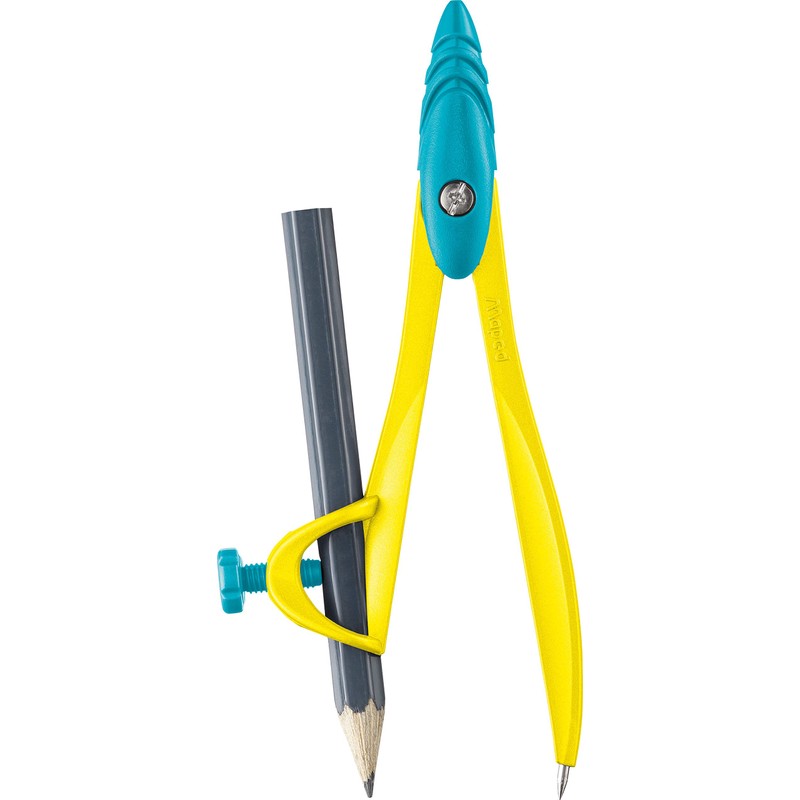 Maped Compass Study Pop Holder Box CD, Assorted Colours (194102)