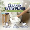 Toilet Bowl Cleaner Sheets - Dissolvable, Septic Safe, Effective Cleaning,