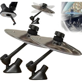 2PCS Car Cymbal, Car Cymbal Air Vent, Cars Symbol Drum, Easy Clip-On Mini Cymbals For Music Lovers, Make Your Driving More Fun, For All Types Of Vehicles, Easy Installations (Silver)