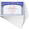6 Pack Social Security Card Holder/Social Security Card Protector Sleeve:_6