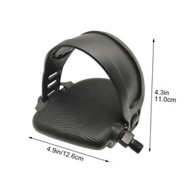 Abaodam Non Slip Bike Flat Pedals for Exercise Bike Easy Installation Replacement Parts Durable and Comfortable Cycling Supplies for Indoor Fitness
