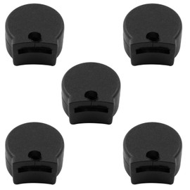 Bonsicoky 12 Pcs Silicone Thumb Rest Pads, Clarinet and Oboe Cushion Protector, Black