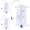 Easy-Tap Leg Bag Urinary Drainage Bag, 1000ml, Anti-Reflux Valve, Cloth