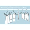 Byomostor Plastic Hangers 50 Pack, Light Weight Durable Clothes Hangers