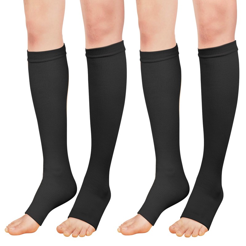 ACWOO Calze a Compressione per Donne e Uomo, 2 Paia