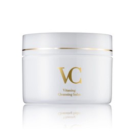 Vitanin VC Cleansing Balm, 3.0 oz (85 g), Pore Remover, Moisturizing, Blackheads, Pore Care, Exfoliating Care, Double Face Washing, No Need for Double Cleansing, Makeup Remover, Made in Japan